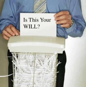 Destroying a last will and testament